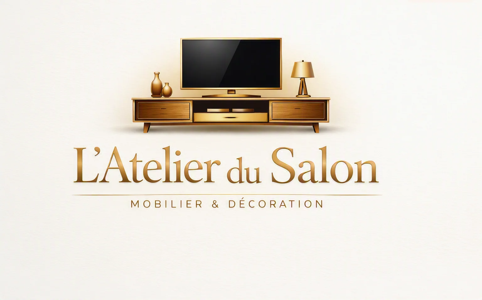 Logo L’Atelier du Salon™ — Meubles TV & Décoration haut de gamme ✨