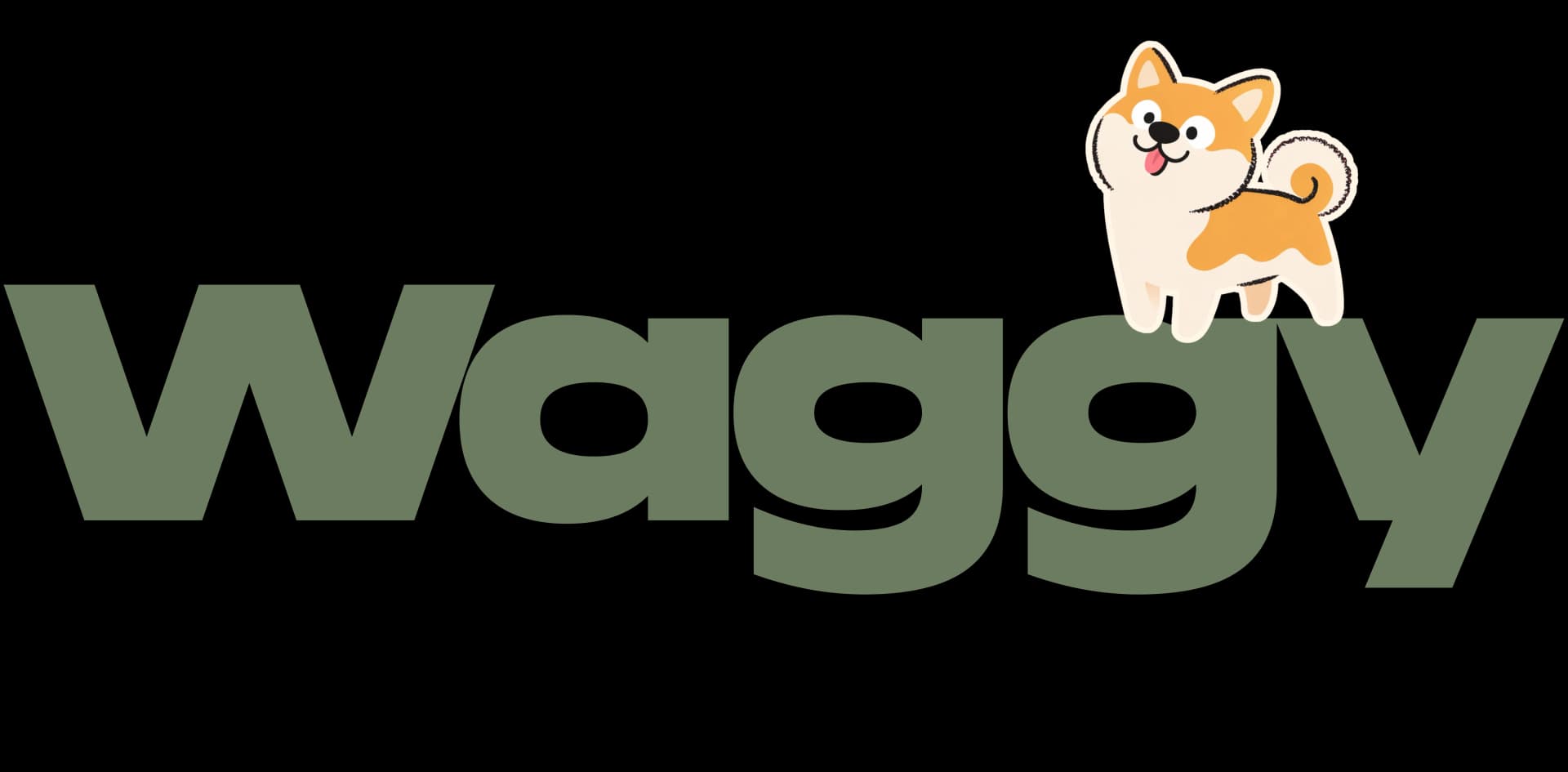 Logo WAGGY Friandises Naturelles pour Chien