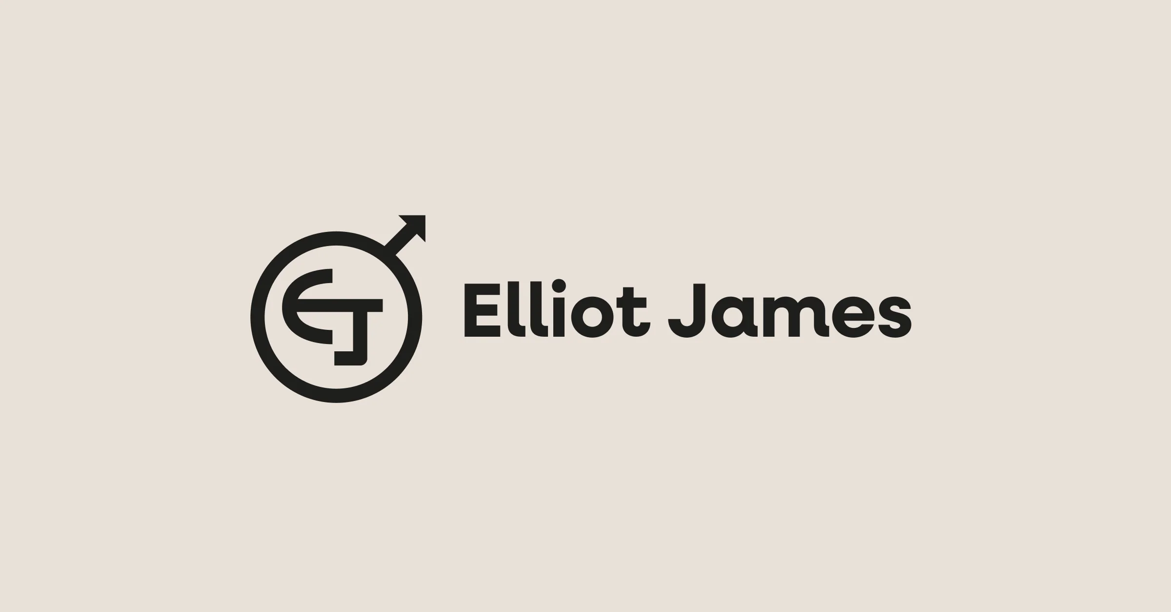 Logo Elliot James, vêtements pour hommes