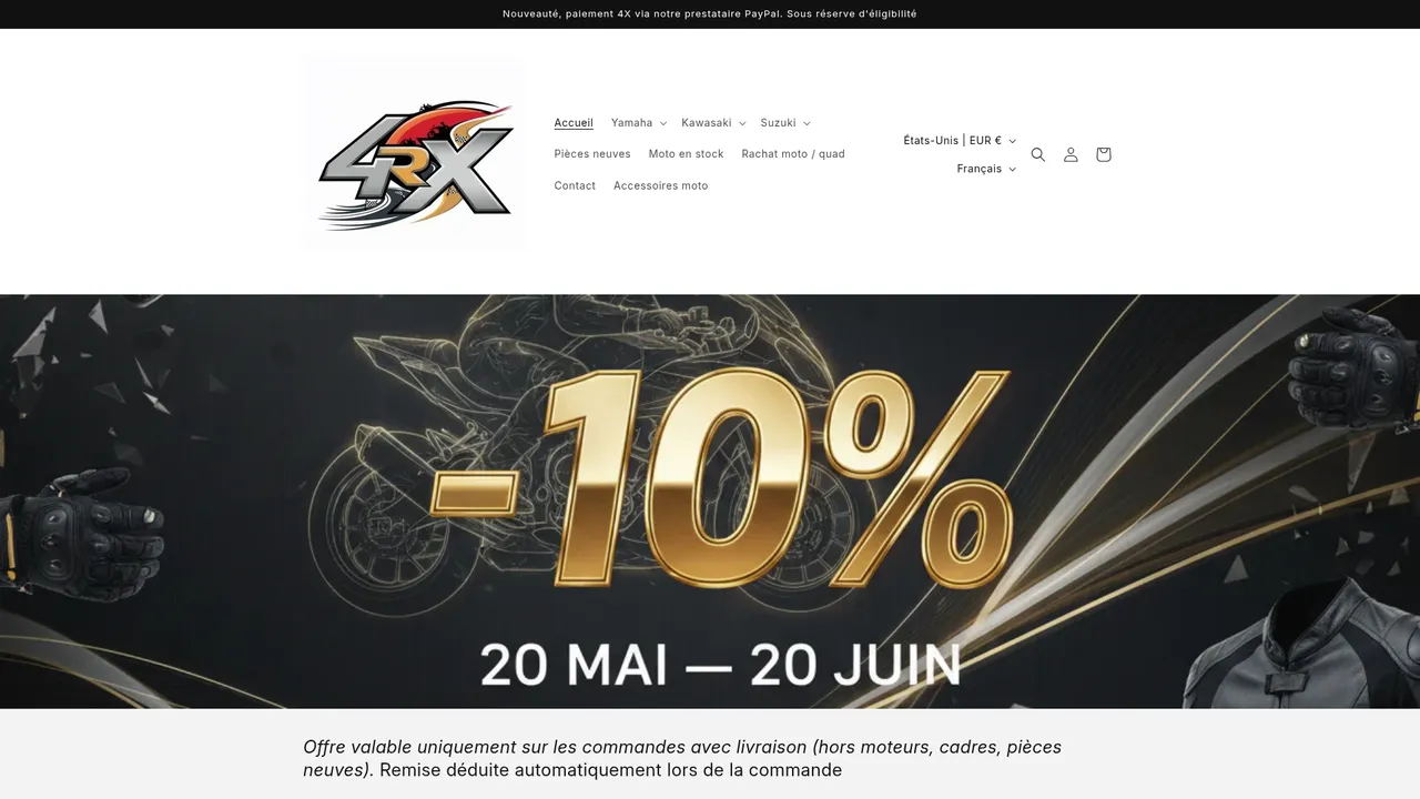 Screenshot de 4rx.fr