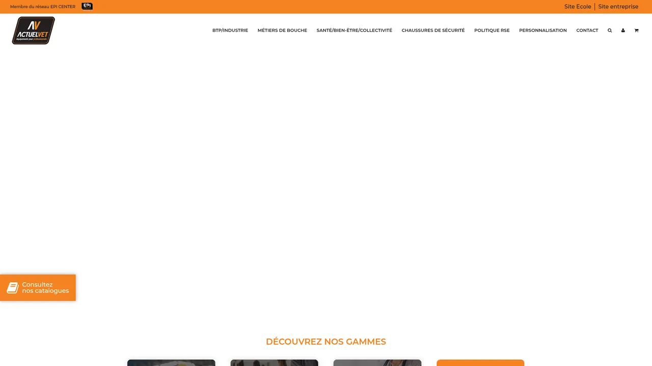 Screenshot de actuel-vet.fr