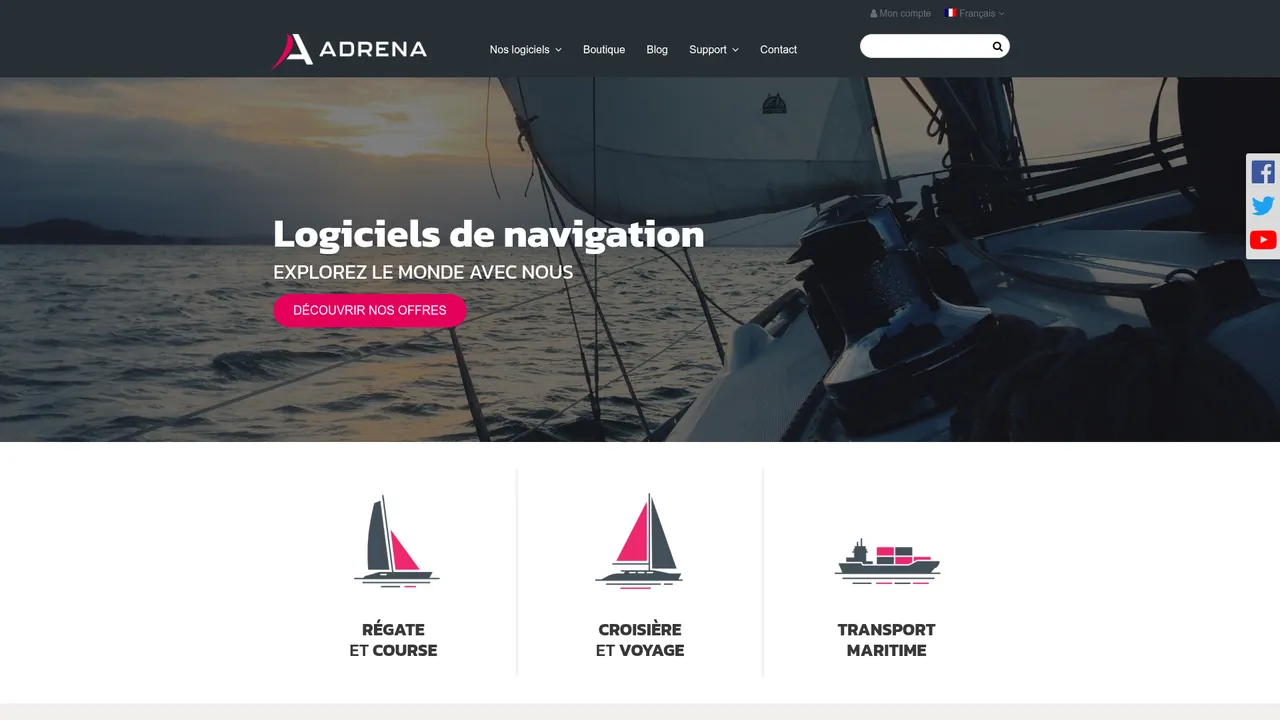 Screenshot de Adrena software