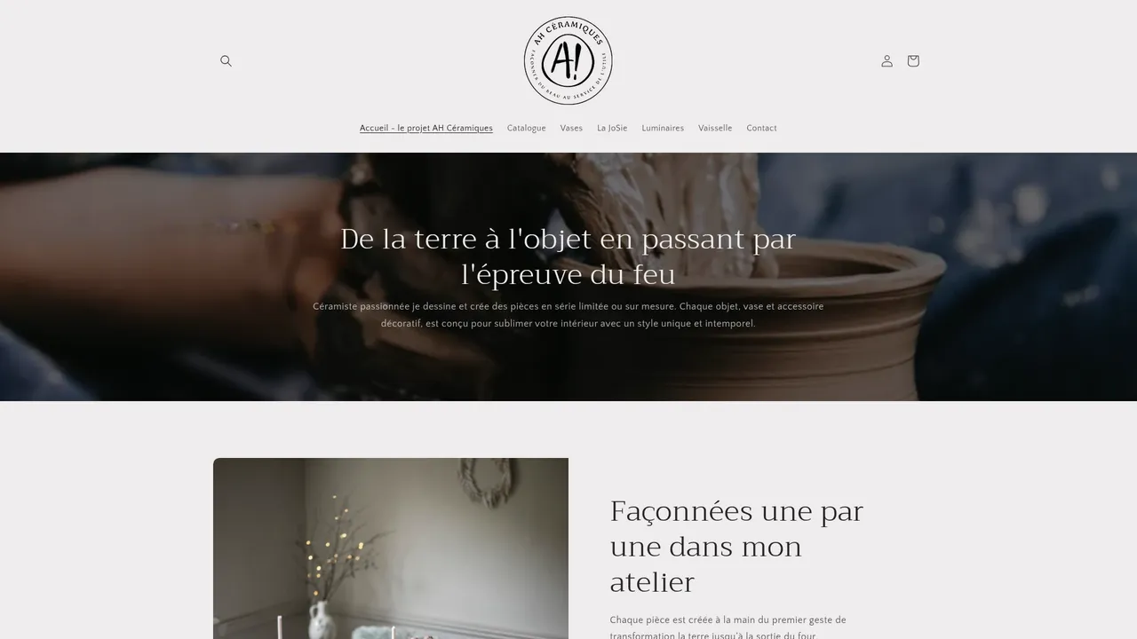 Screenshot de AH Céramiques