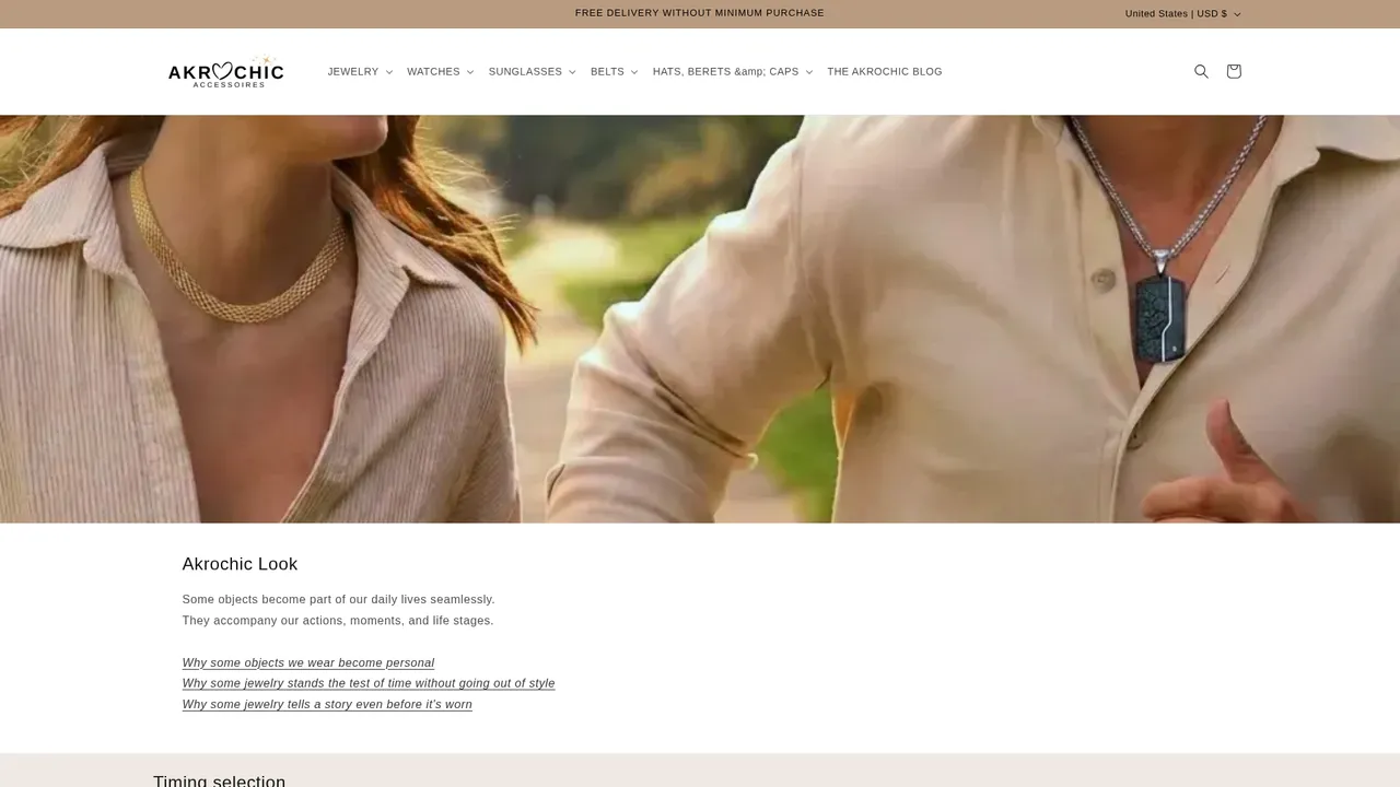 Aperçu du site Akrochic