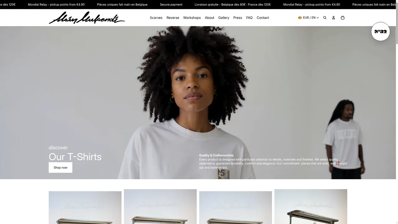 Aperçu du site alainmukendi.com