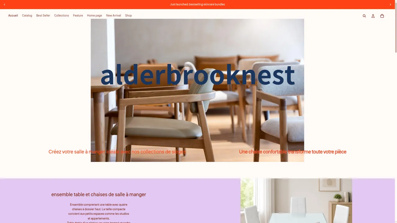 Screenshot de alderbrooknest