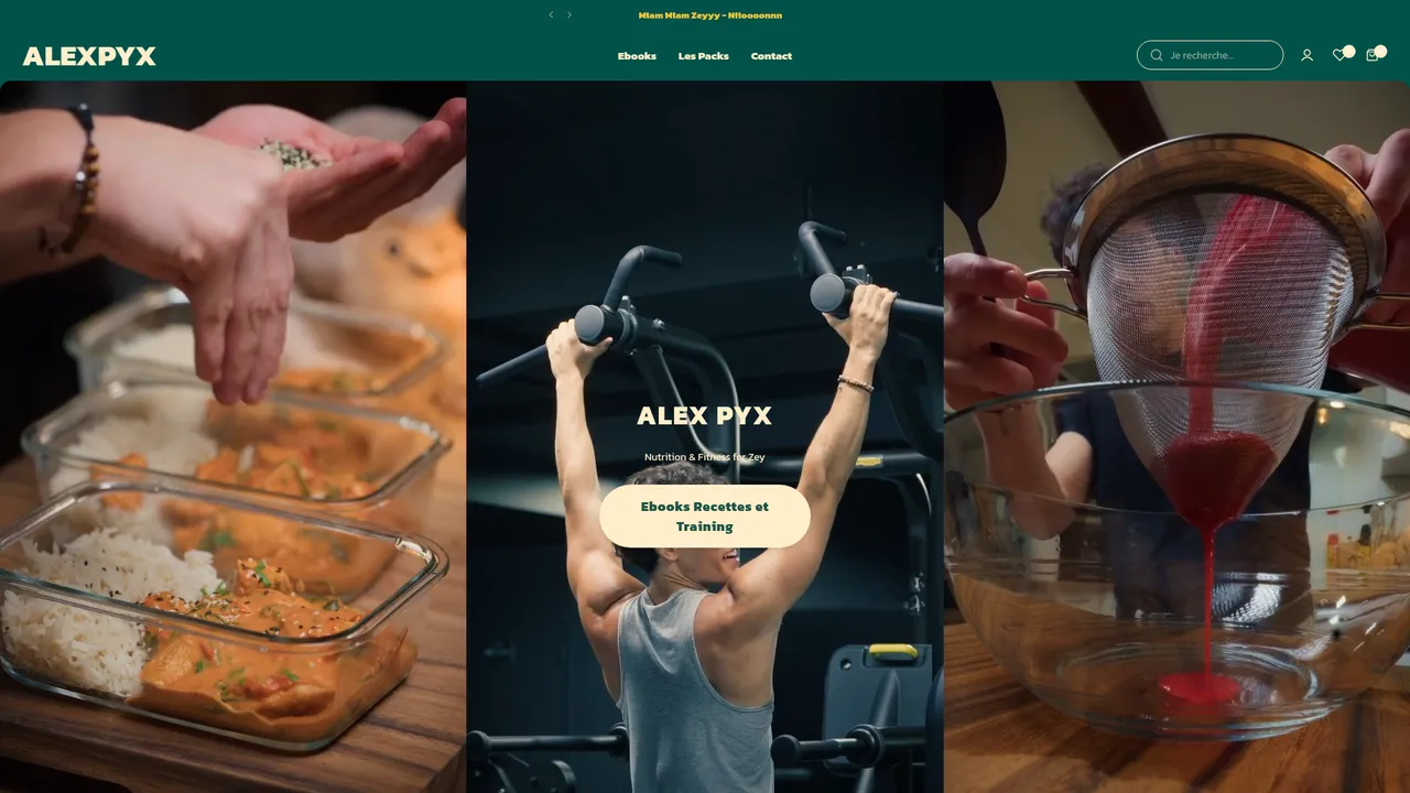 Aperçu du site alexpyx
