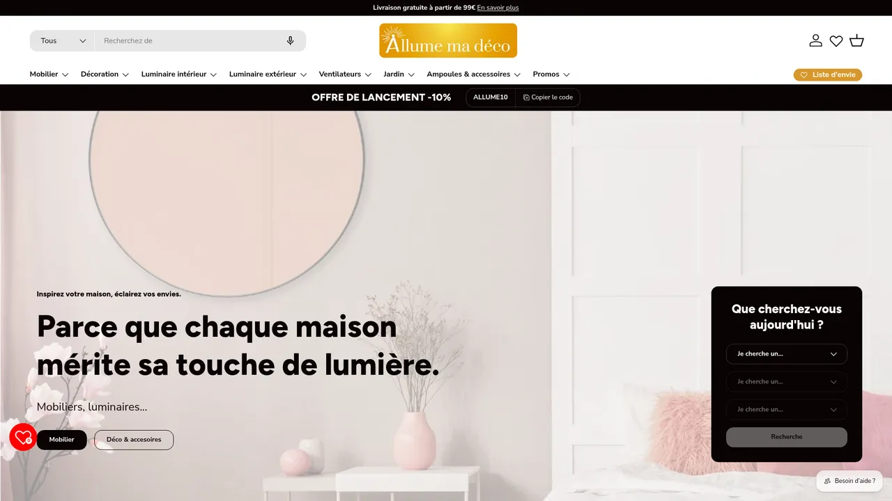Screenshot de Allumemadeco