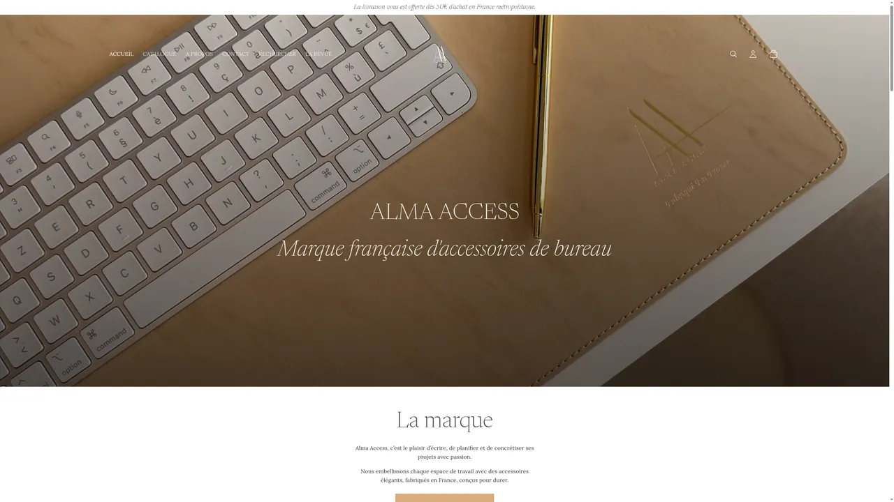 Screenshot de ALMA ACCESS