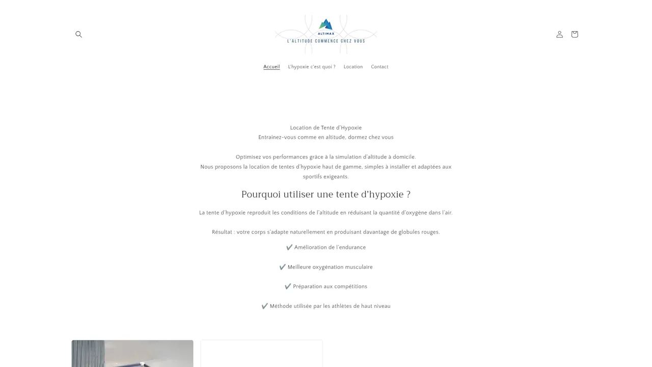 Screenshot de altimax.shop