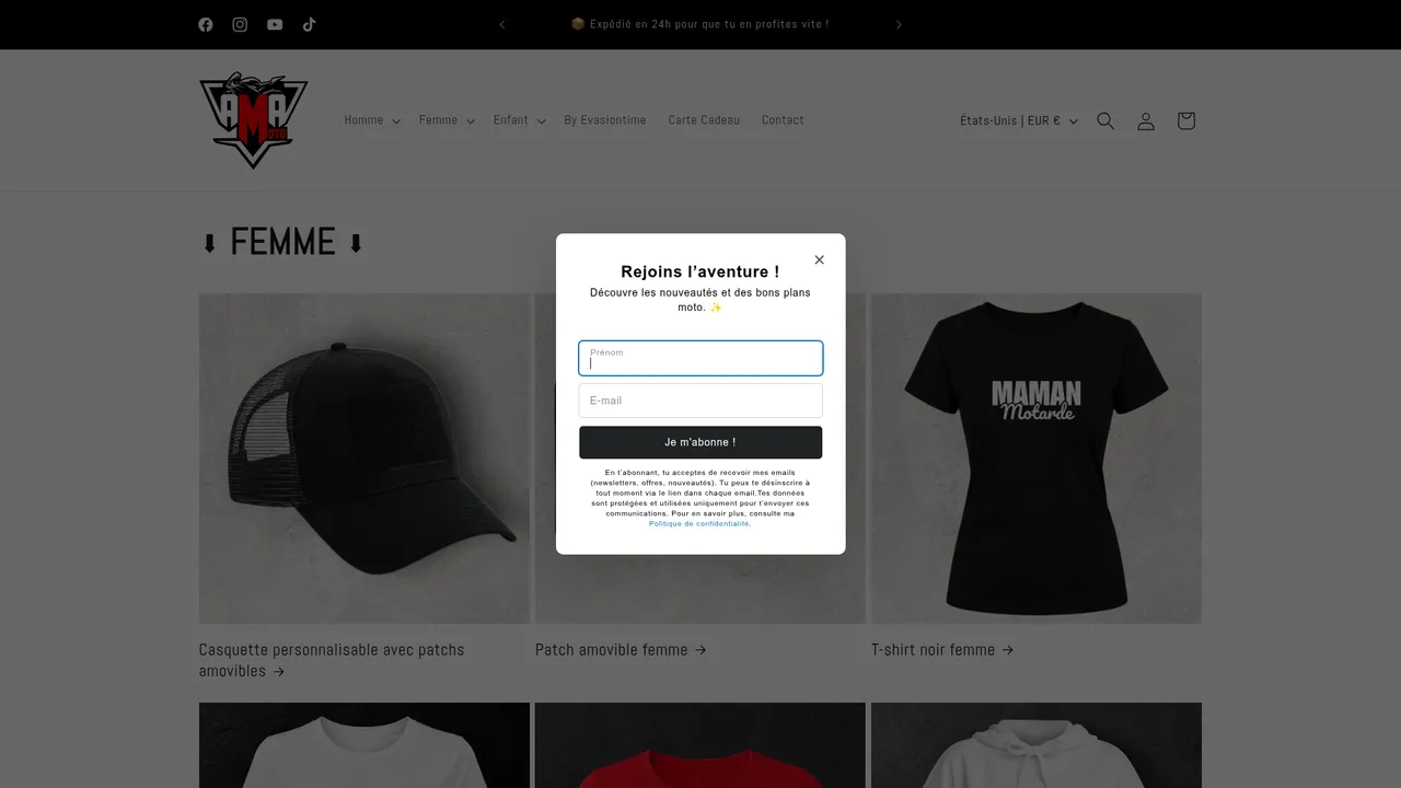 Aperçu du site amamoto.fr