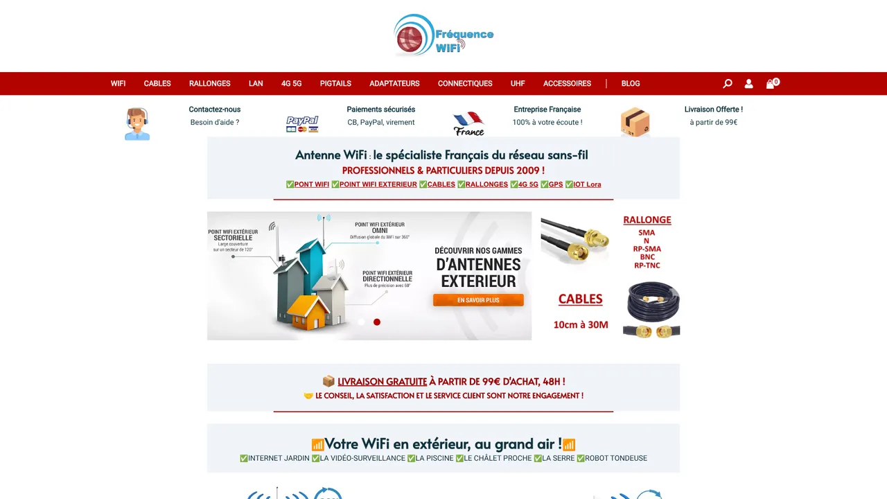 Screenshot de Antennes-WiFi.com
