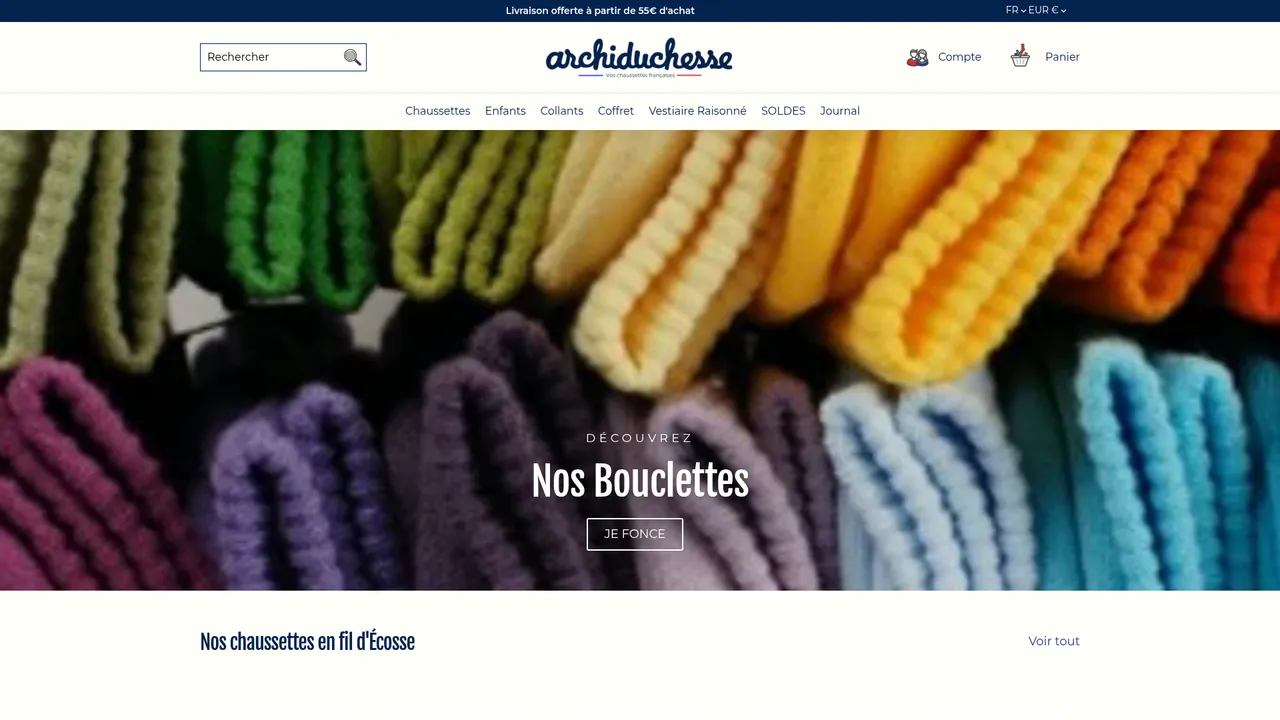Aperçu du site Archiduchesse