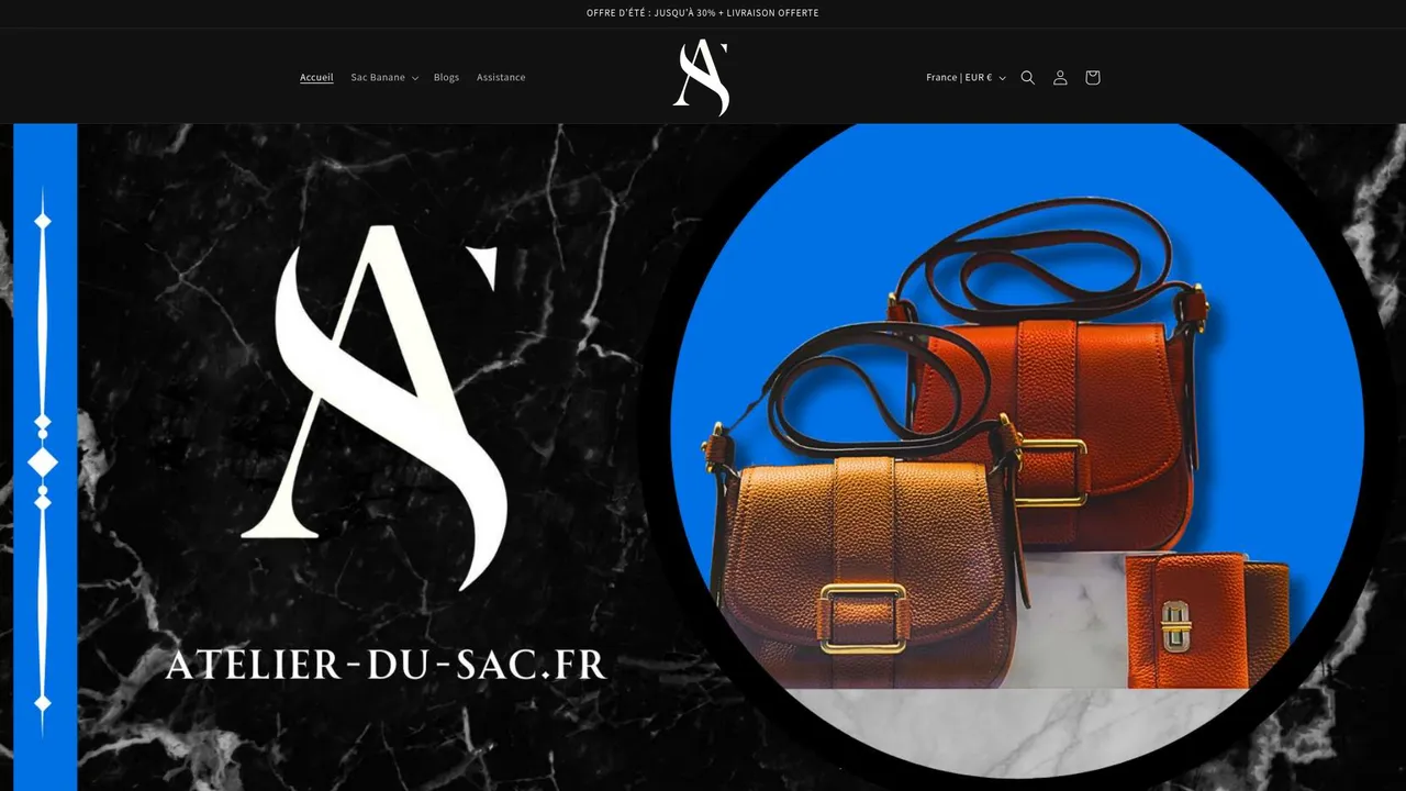 Screenshot de atelier-du-sac.fr