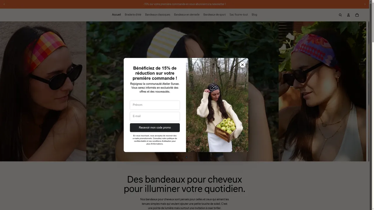 Aperçu du site Atelier Sunaë