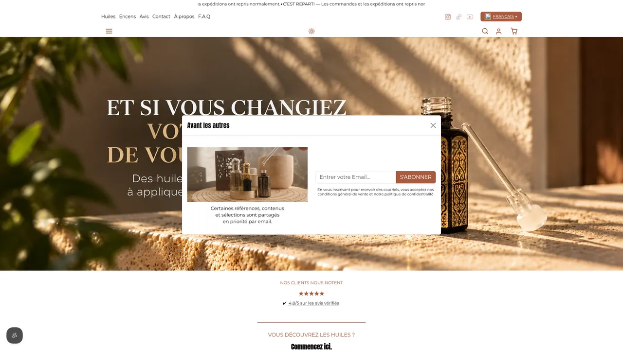 Aperçu du site Attar Al Sunnah