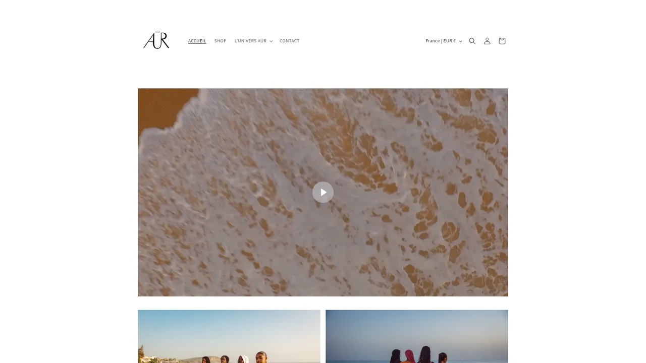 Aperçu du site Aūr