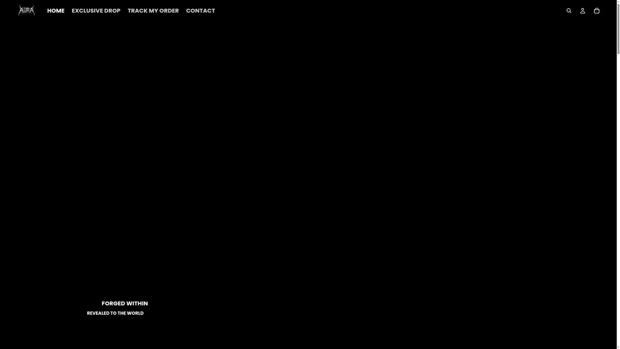 Screenshot de auraathleticwear.com