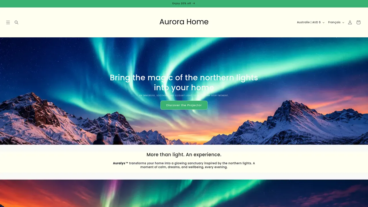 Screenshot de Aurora Home 1BO