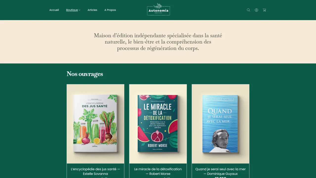 Aperçu du site autonomia-editions