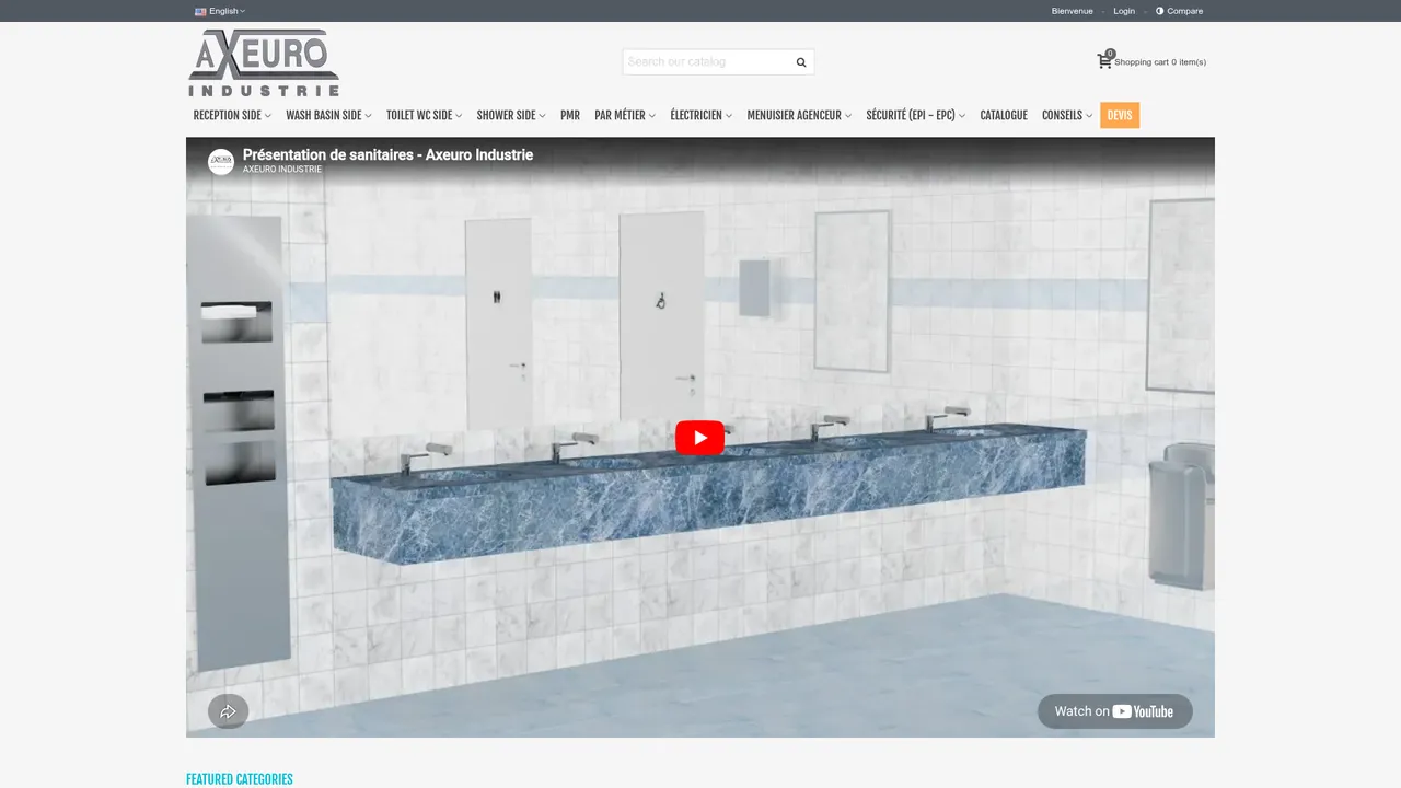 Screenshot de Axeuro industrie
