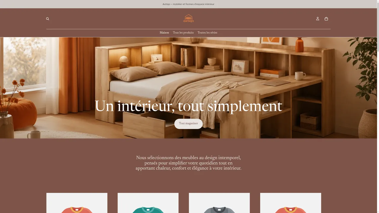 Aperçu du site axtiqo