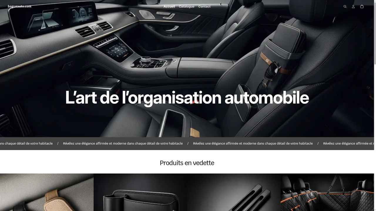 Screenshot de bagueauto.com
