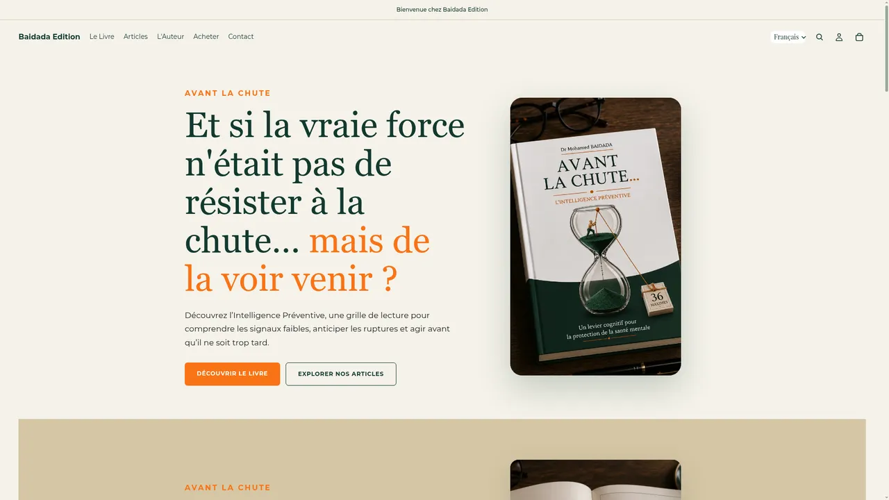 Screenshot de baidadaedition.com