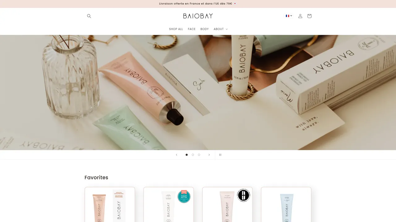 Screenshot de baiobay.com