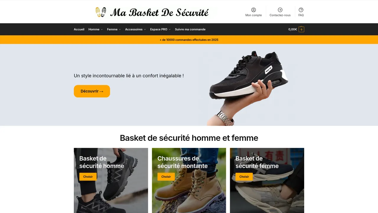Screenshot de Basket de sécurité