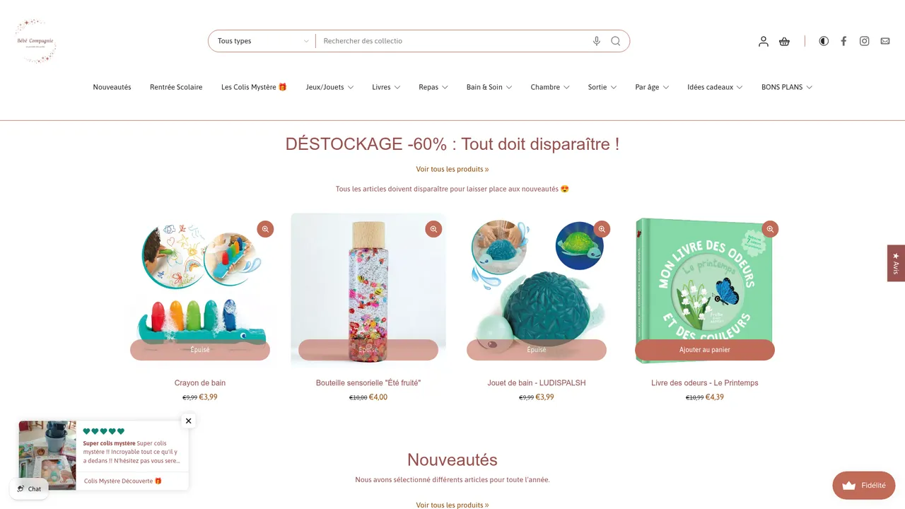 Aperçu du site bbcompagnie.fr