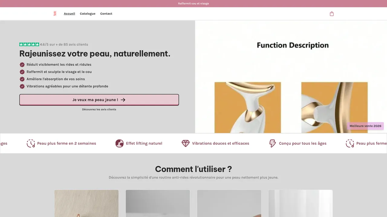 Screenshot de Beauté Anti-Ride