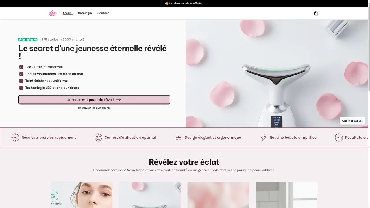 Screenshot de Beautée et accessoires
