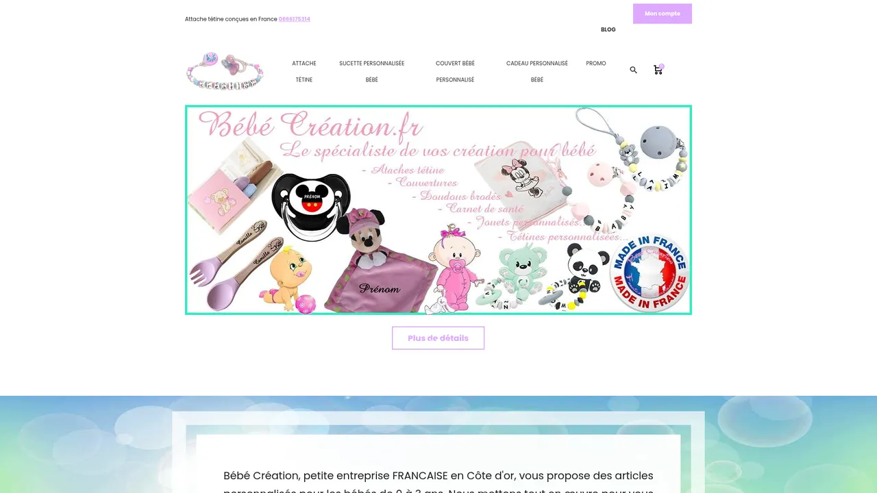 Screenshot de Bébé Création