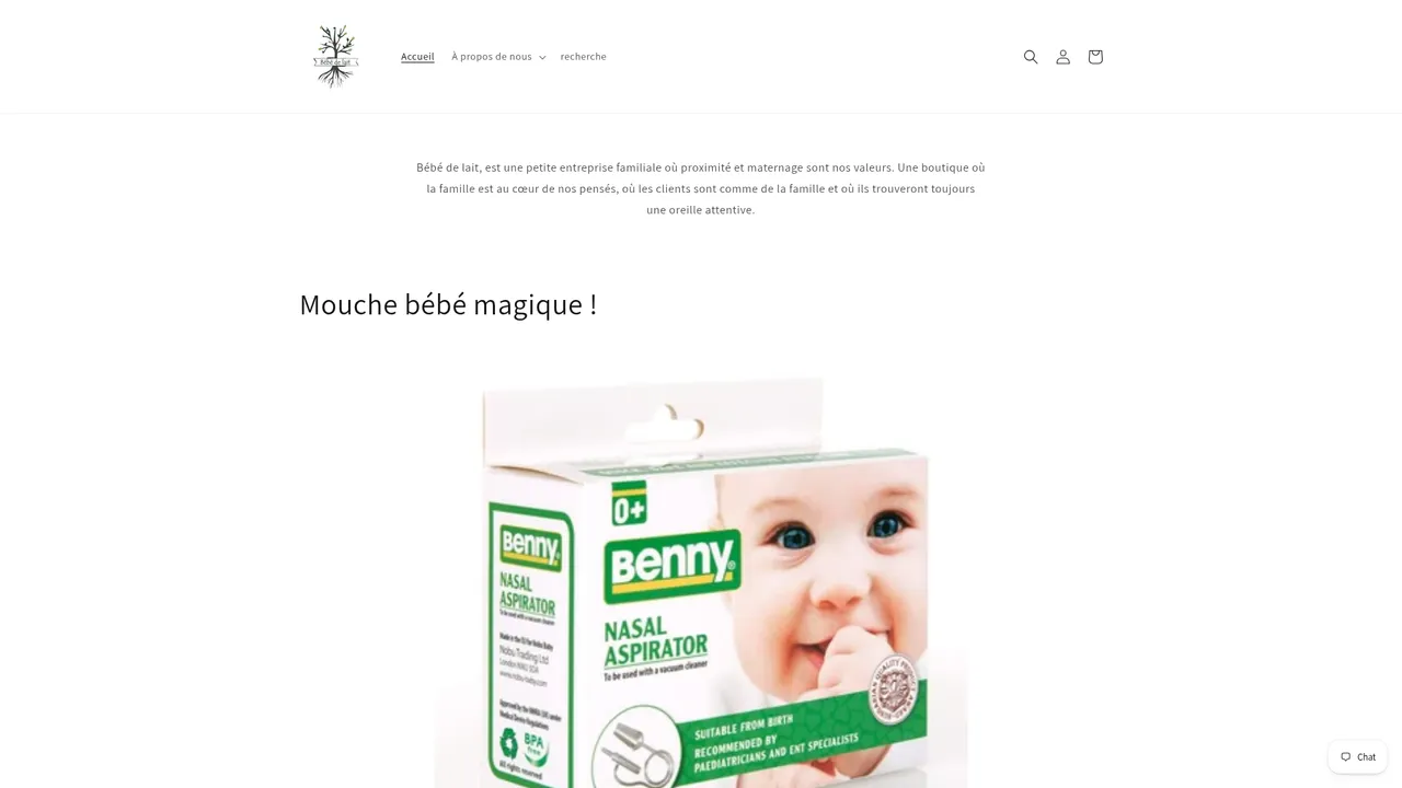 Screenshot de Bébé de lait