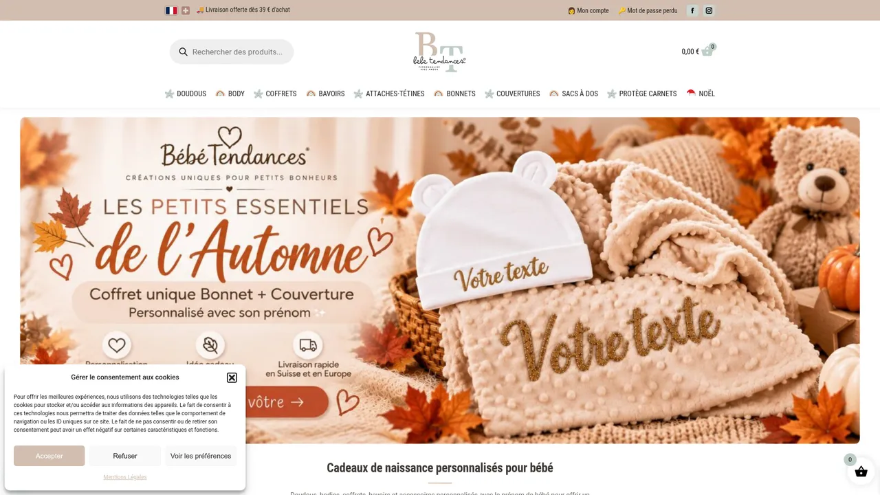 Screenshot de Bébétendances