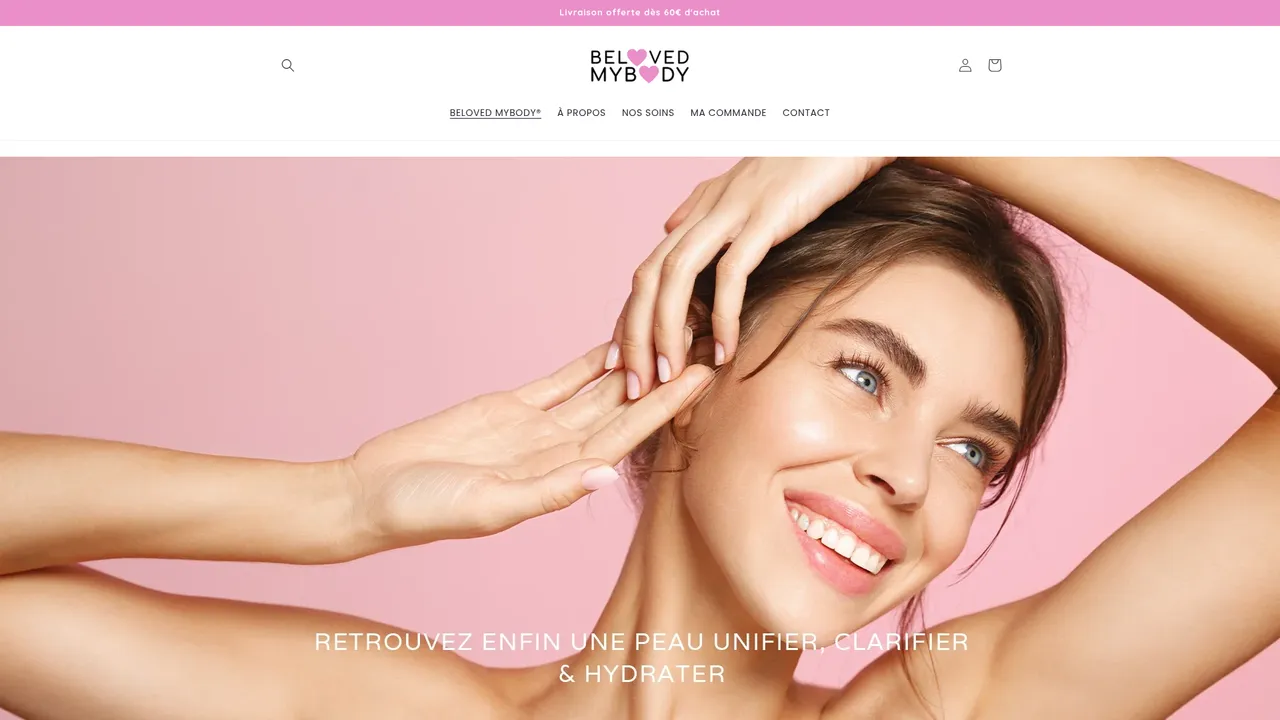 Screenshot de belovedmybody.com
