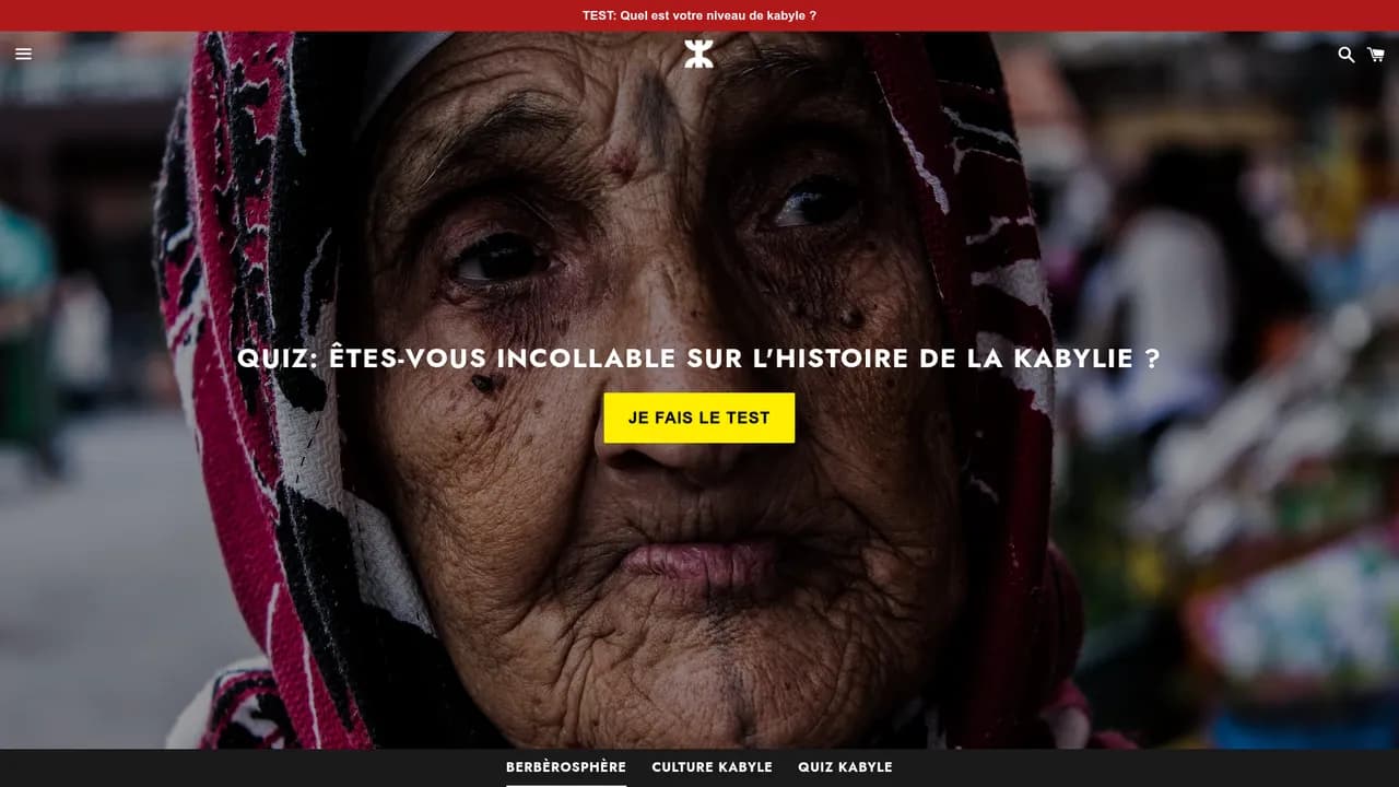 Screenshot de Berbèrosphère