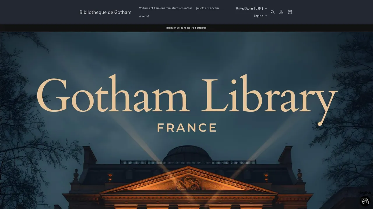 Screenshot de Bibliothèque de Gotham