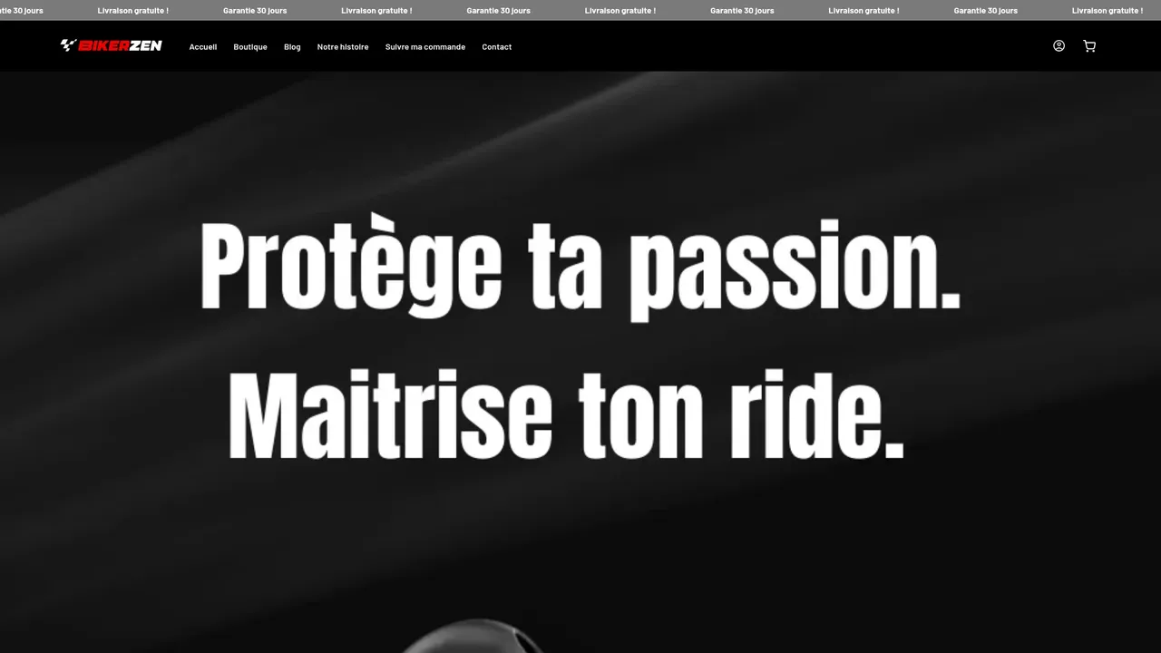 Screenshot de BikerZen