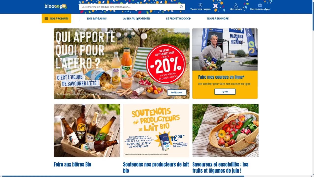 Screenshot de Biocoop