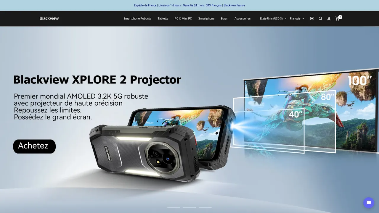 Screenshot de Blackview France Officiel