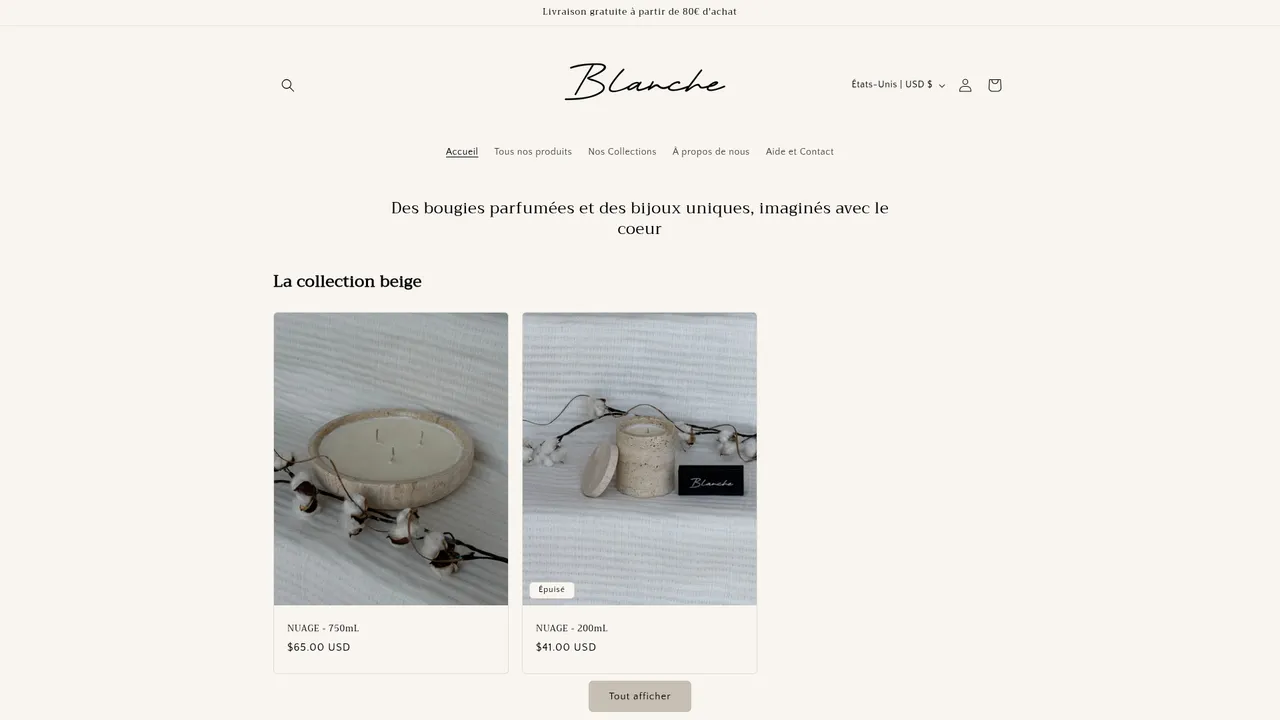 Screenshot de Blanche bougies