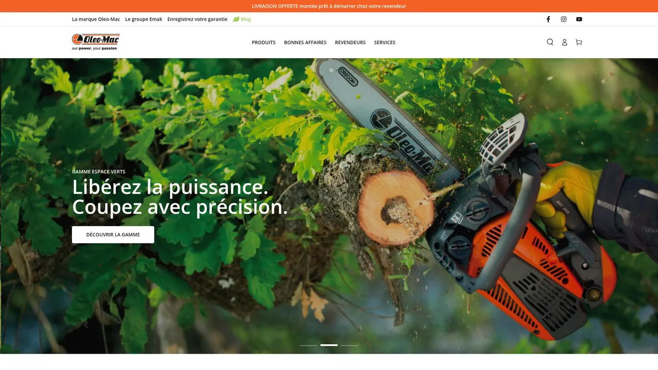 Screenshot de blog.oleomac.fr