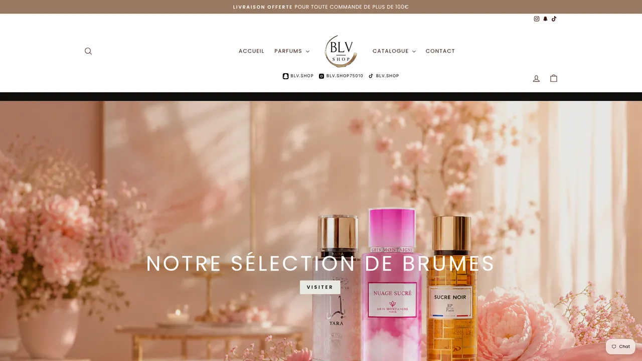 Screenshot de BLV SHOP