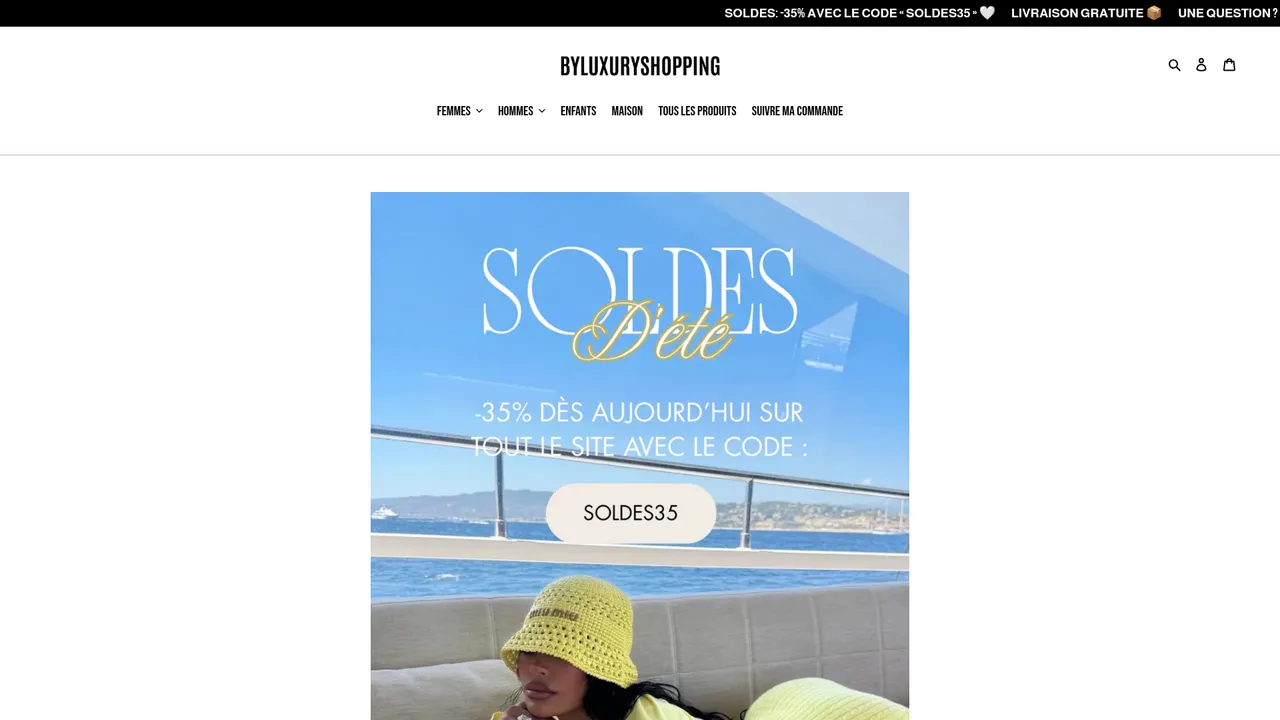 Aperçu du site Blxshpfr.com