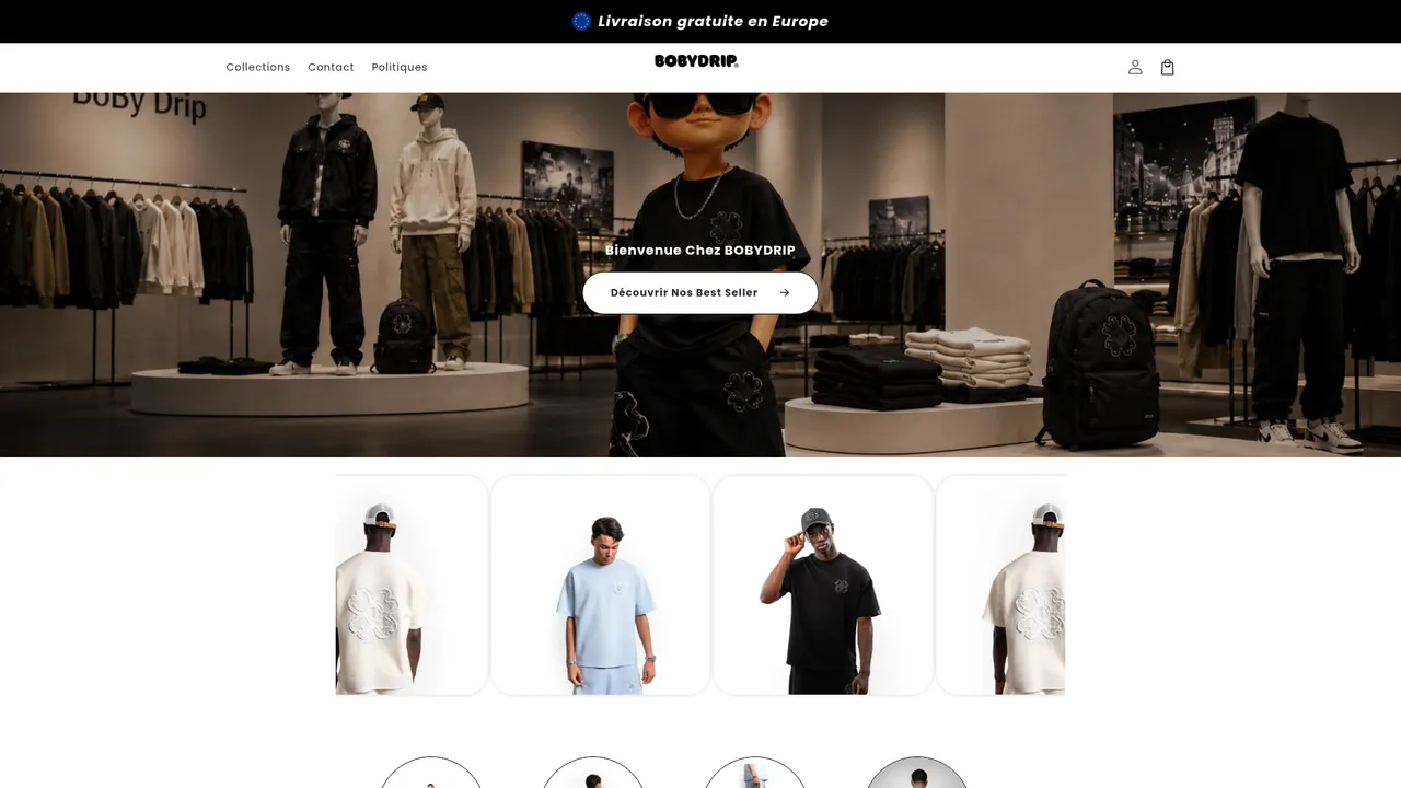 Aperçu du site BOBYDRIP.