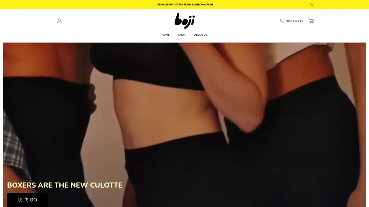 Screenshot de boji underwear