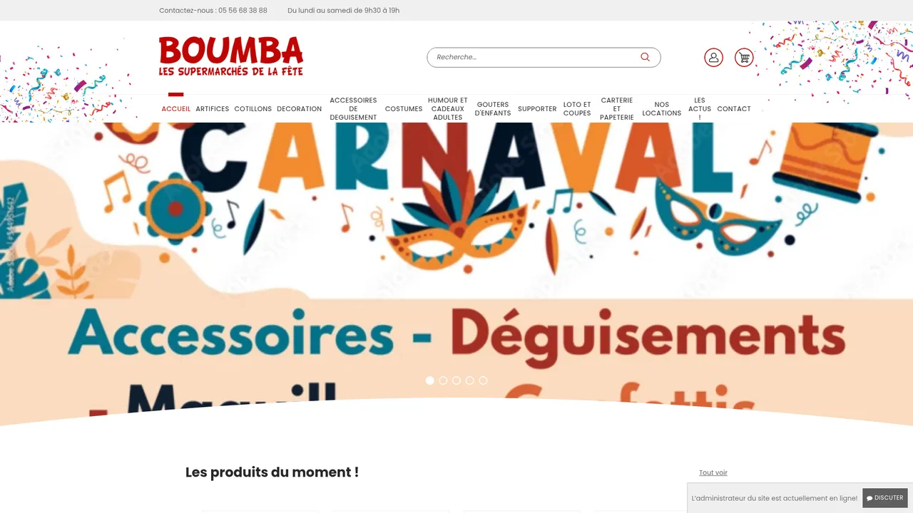 Aperçu du site Boumba