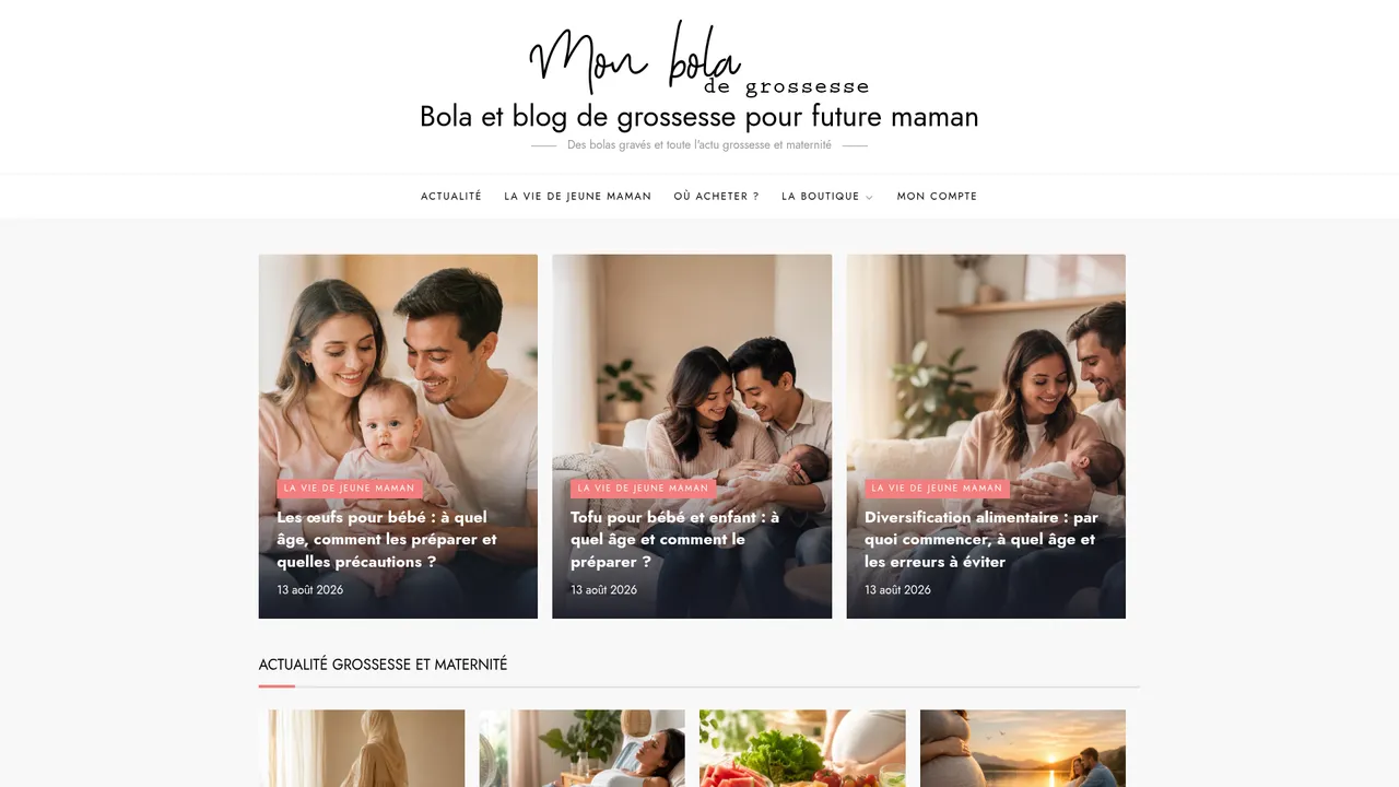Screenshot de Boutique de bolas de grossesse